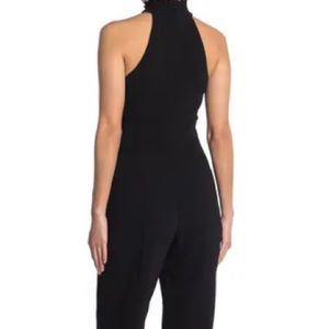 *NWT* BOSSA full body jumpsuit Black XS pants sleeveless MOCK NECK Racer